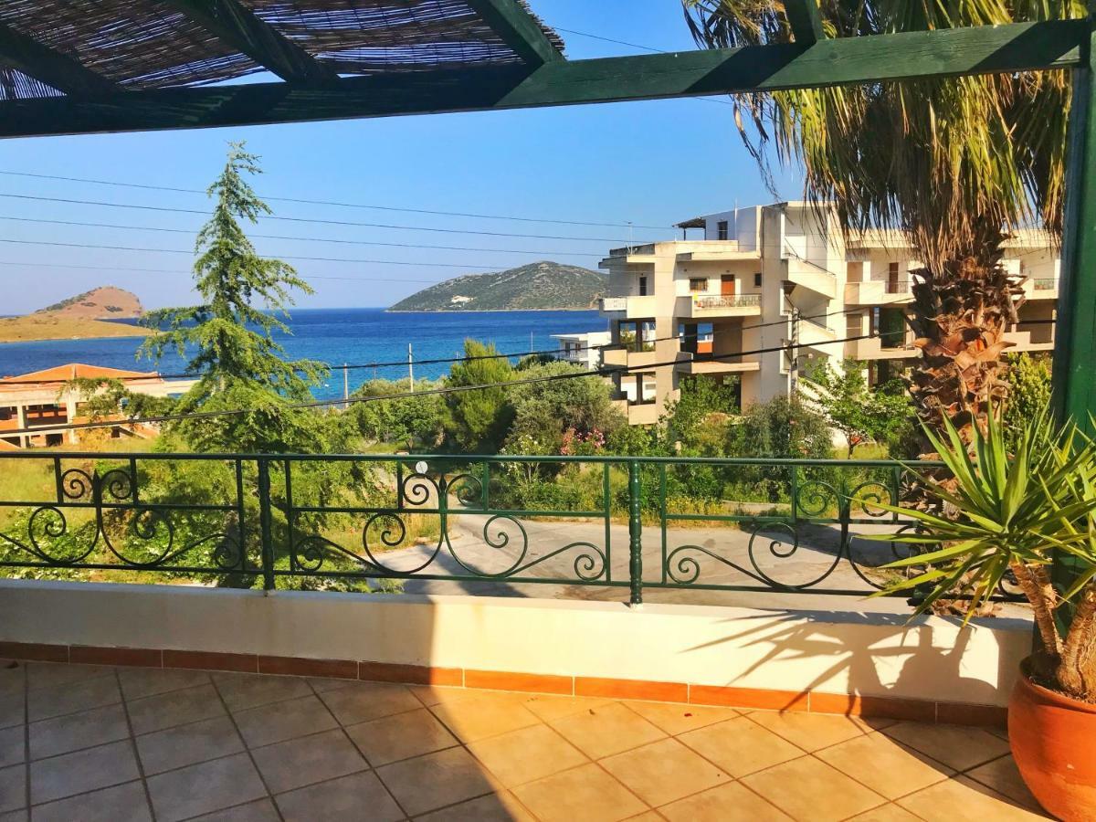 Kate'S Beach Villa Porto Rafti Bagian luar foto